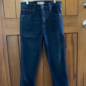 Madewell 10" High Riser Skinny Skinny Jeans, size 25
